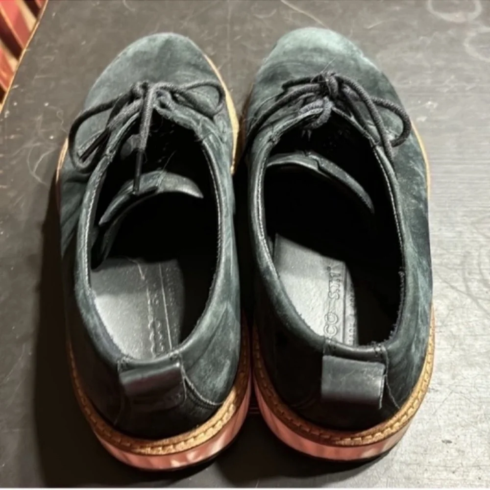 Ecco Men's Dark Suede Oxfords